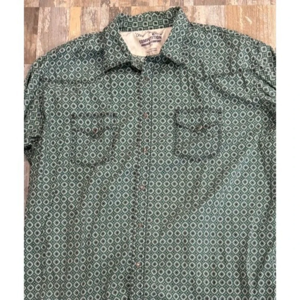 WRANGLER‎ 20X COMPETITION Advanced Comfort Long Sleeve Pearl Snap Shirt 2XT